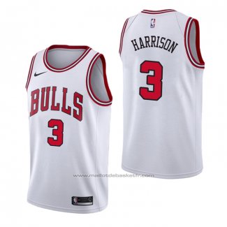 Maillot Chicago Bulls Shaquille Harrison #3 Association Blanc