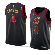Maillot Cleveland Cavaliers Isaiah Taylor #4 Statement 2018 Noir
