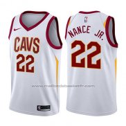 Maillot Cleveland Cavaliers Larry Nance Jr. #22 Association 2017-18 Blanc