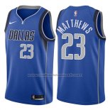 Maillot Dallas Mavericks Wesley Matthews #23 Icon 2018 Bleu