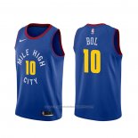 Maillot Denver Nuggets Bol Bol #10 Statement Bleu