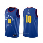 Maillot Denver Nuggets Bol Bol #10 Statement Bleu