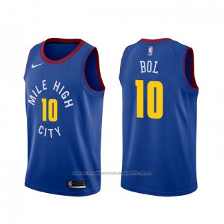 Maillot Denver Nuggets Bol Bol #10 Statement Bleu