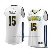 Maillot Denver Nuggets Nikola Jokic #15 Association 2017-18 Blanc