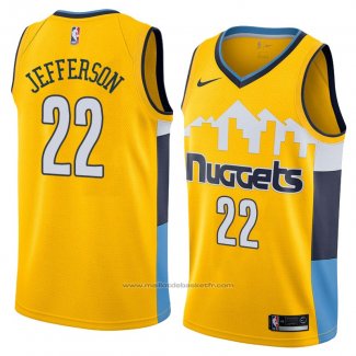 Maillot Denver Nuggets Richard Jefferson #22 Statement 2018 Jaune