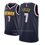 Maillot Denver Nuggets Trey Lyles #7 Icon 2018-19 Bleu