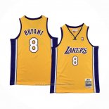 Maillot Enfant Los Angeles Lakers Kobe Bryant #8 Mitchell & Ness 1999-00 Jaune