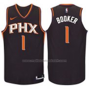 Maillot Enfant Phoenix Suns Devin Booker #1 Statement 2017-18 Noir