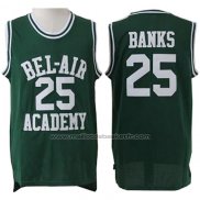 Maillot Film Bel-Air Academy Banks #25 Vert