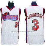 Maillot Film Knights Calvin Cambridge #3 Blanc