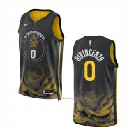 Maillot Golden State Warriors Donte Divincenzo #0 Ville 2022-23 Noir