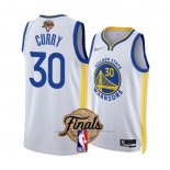 Maillot Golden State Warriors Stephen Curry #30 Association 2022 NBA Finals Blanc