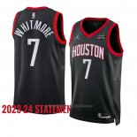 Maillot Houston Rockets Cam Whitmore #7 Statement 2023-24 Noir