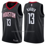 Maillot Houston Rockets James Harden #13 2017-18 Noir