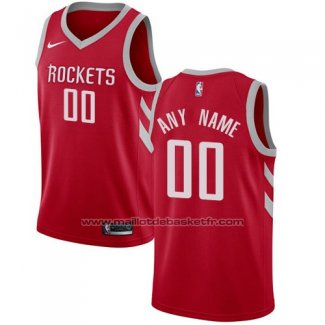 Maillot Houston Rockets Personnalise 17-18 Rouge
