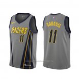 Maillot Indiana Pacers Domantas Sabonis #11 Ville Gris