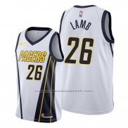 Maillot Indiana Pacers Jeremy Lamb #26 Earned Blanc