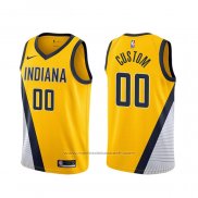 Maillot Indiana Pacers Personnalise Statement 2019-20 Jaune