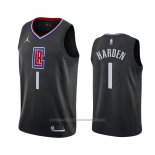 Maillot Los Angeles Clippers James Harden #1 Statement 2021-22 Noir