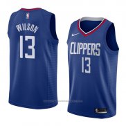 Maillot Los Angeles Clippers Jamil Wilson #13 Icon 2018 Bleu