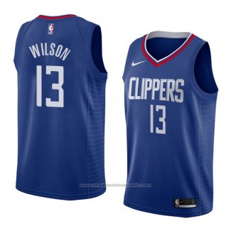 Maillot Los Angeles Clippers Jamil Wilson #13 Icon 2018 Bleu