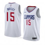 Maillot Los Angeles Clippers Johnathan Motley #15 Association 2018 Blanc