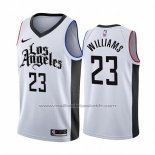 Maillot Los Angeles Clippers Lou Williams #23 Ville 2019-20 Blanc