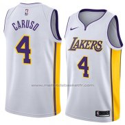 Maillot Los Angeles Lakers Alex Caruso #4 Association 2018 Blanc