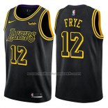 Maillot Los Angeles Lakers Channing Frye #12 Ville 2018 Noir