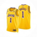 Maillot Los Angeles Lakers D'angelo Russell #1 Icon Jaune