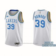 Maillot Los Angeles Lakers Dwight Howard #39 Classic 2022-23 Blanc