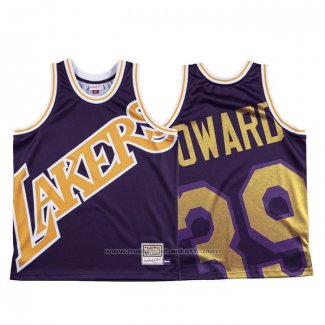Maillot Los Angeles Lakers Dwight Howard #39 Mitchell & Ness Big Face Volet