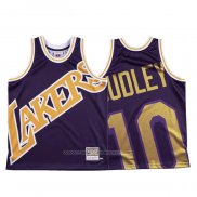 Maillot Los Angeles Lakers Jared Dudley #10 Mitchell & Ness Big Face Volet