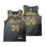 Maillot Los Angeles Lakers Kobe Bryant #24 Crenshaw Black Mamba Noir