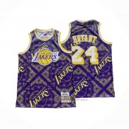 Maillot Los Angeles Lakers Kobe Bryant #24 Mitchell & Ness 2007-08 Volet2