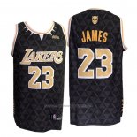 Maillot Los Angeles Lakers LeBron James #23 Noir