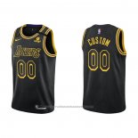 Maillot Los Angeles Lakers Personnalise Mamba 2021-22 Noir