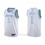 Maillot Los Angeles Lakers Trevor Ariza #1 Ville 2021-22 Blanc