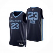 Maillot Memphis Grizzlies Derrick Rose #23 Icon Bleu