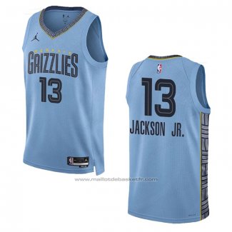 Maillot Memphis Grizzlies Jaren Jackson JR. #13 Statement 2022-23 Bleu