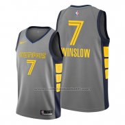 Maillot Memphis Grizzlies Justise Winslow #7 Ville 2019-20 Gris