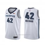 Maillot Memphis Grizzlies Yuta Watanabe #42 Association Blanc