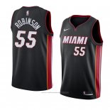 Maillot Miami Heat Duncan Robinson #55 Icon 2018 Noir