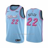 Maillot Miami Heat Jimmy Butler #22 Ville Bleu