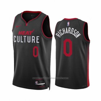 Maillot Miami Heat Josh Richardson #0 Ville 2023-24 Noir