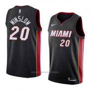 Maillot Miami Heat Justise Winslow #20 Icon 2018 Noir