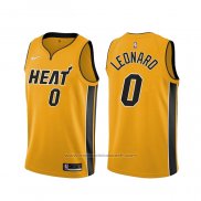 Maillot Miami Heat Meyers Leonard #0 Earned 2020-21 Or