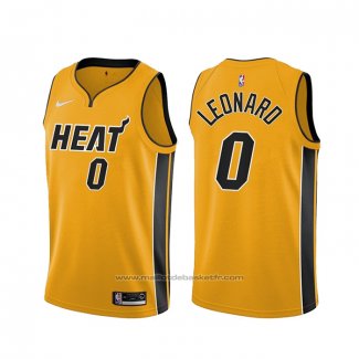 Maillot Miami Heat Meyers Leonard #0 Earned 2020-21 Or