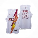 Maillot Miami Heat Tyler Herro #14 Fashion Royalty Blanc