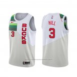 Maillot Milwaukee Bucks George Hill #3 Earned Blanc